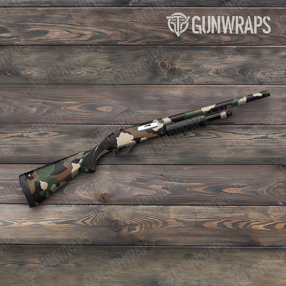 Cumulus Woodland Gun Skin Vinyl Wrap