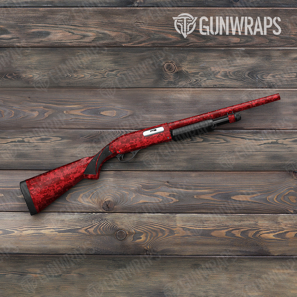 Digital Elite Red Gun Skin Vinyl Wrap