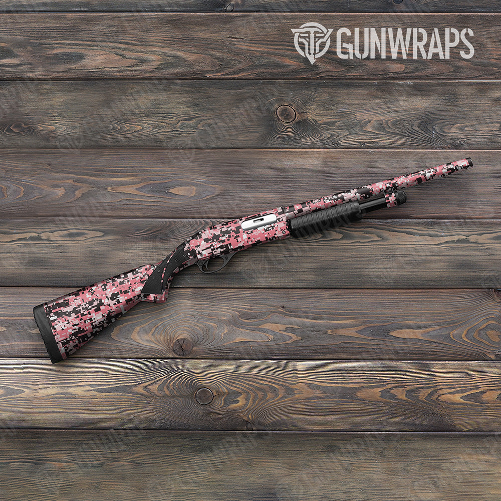Digital Pink Gun Skin Vinyl Wrap