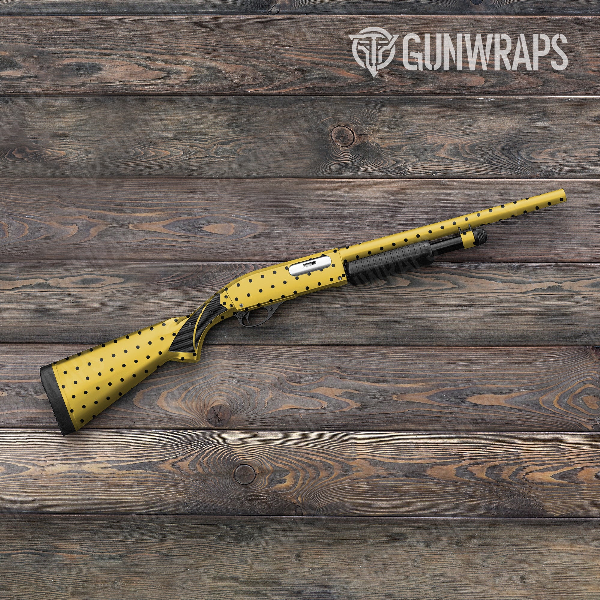 Dotted Sunflower Gun Skin Vinyl Wrap