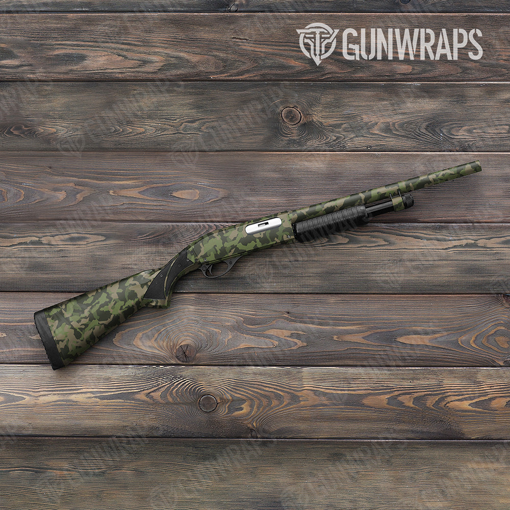 Erratic Army Green Gun Skin Vinyl Wrap