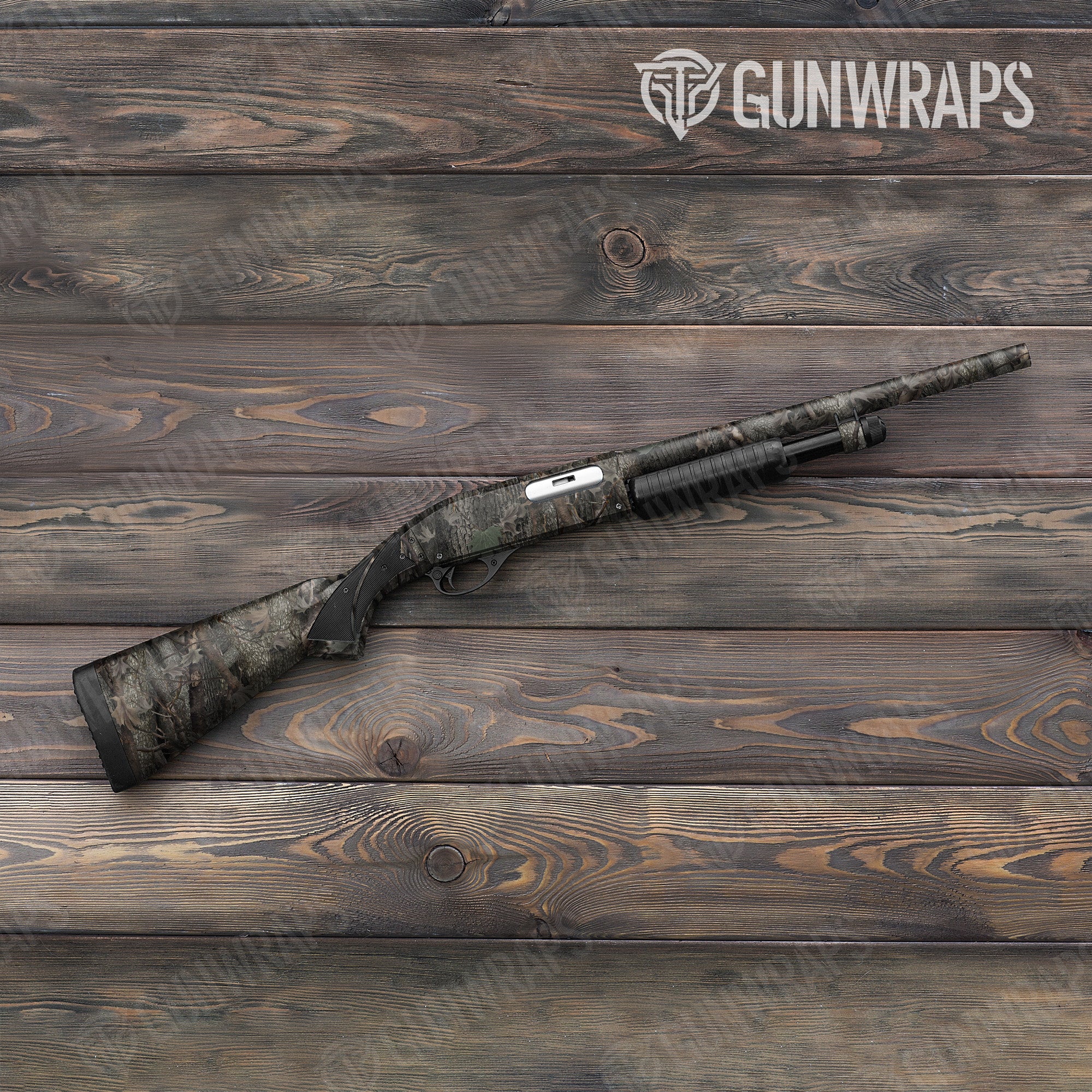 Nature Mossy Woodland Gun Skin Vinyl Wrap