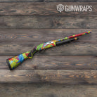 Paint Splatter Lime Gun Skin Vinyl Wrap