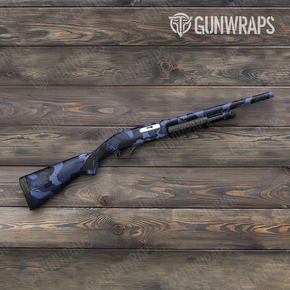 Ragged Blue Midnight Gun Skin Vinyl Wrap