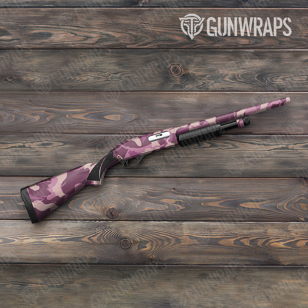 Ragged Floral Gun Skin Vinyl Wrap