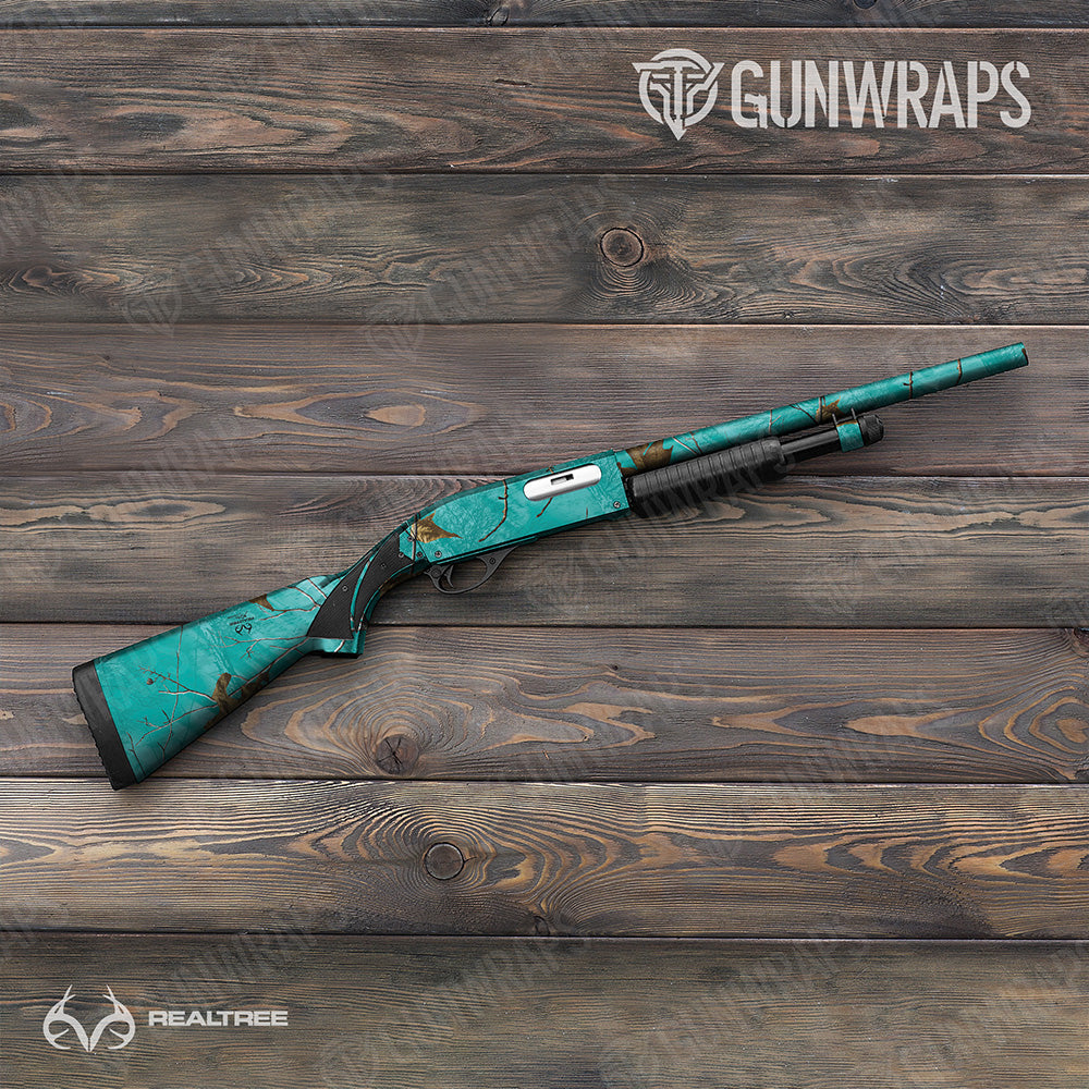 Realtree XTRA Colors Tiffany Blue Gun Skin Vinyl Wrap