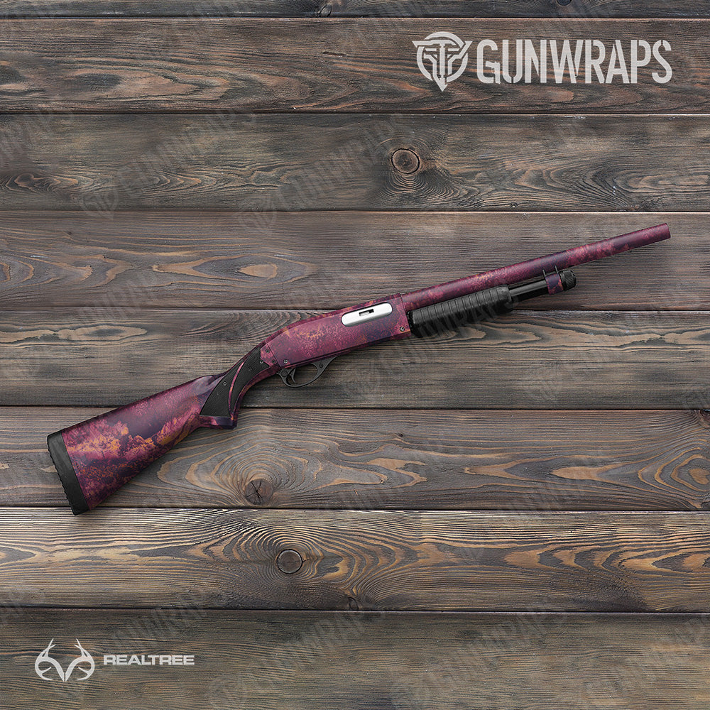 Realtree XTREME Gothic Grape Gun Skin Vinyl Wrap