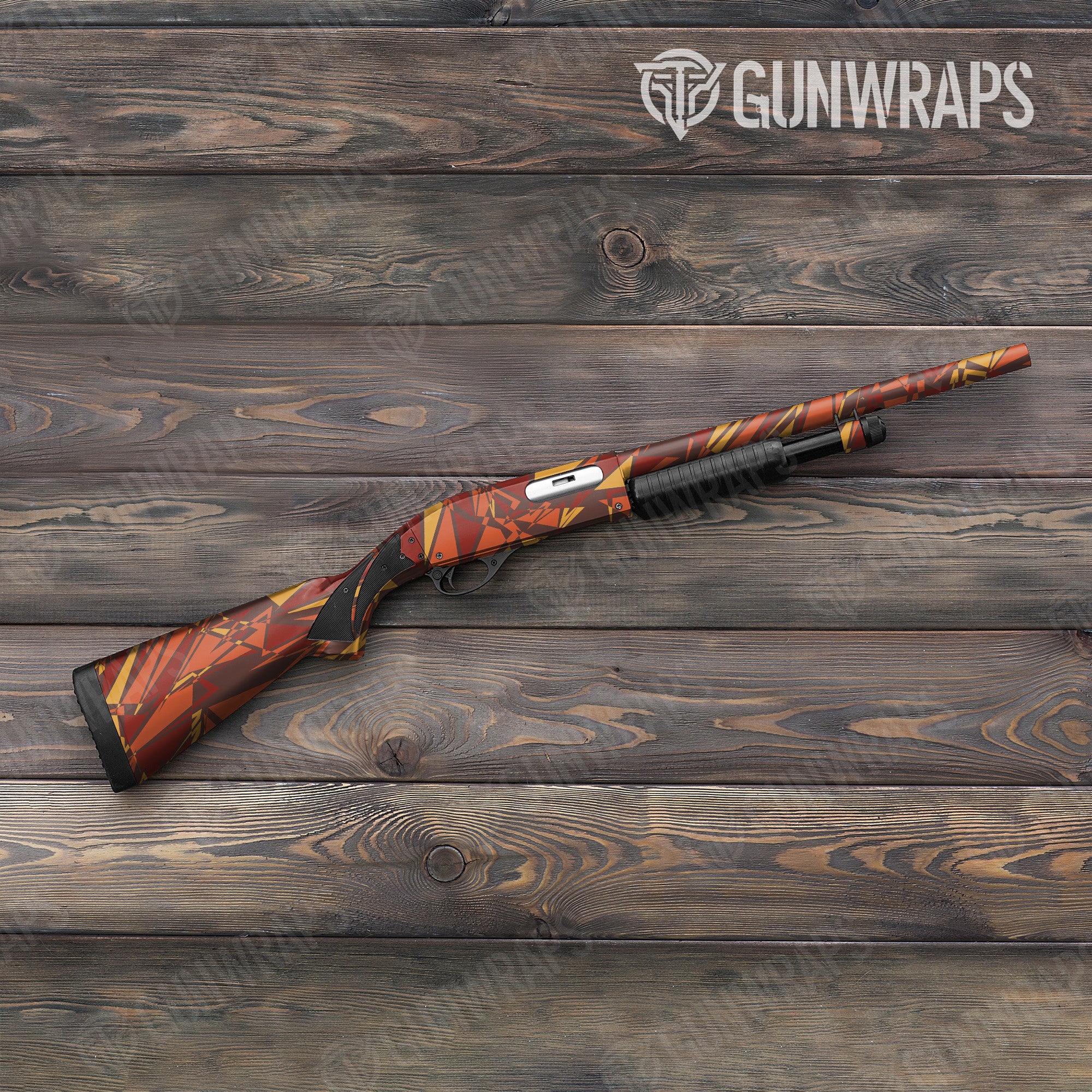 Sharp Autumn Gun Skin Vinyl Wrap