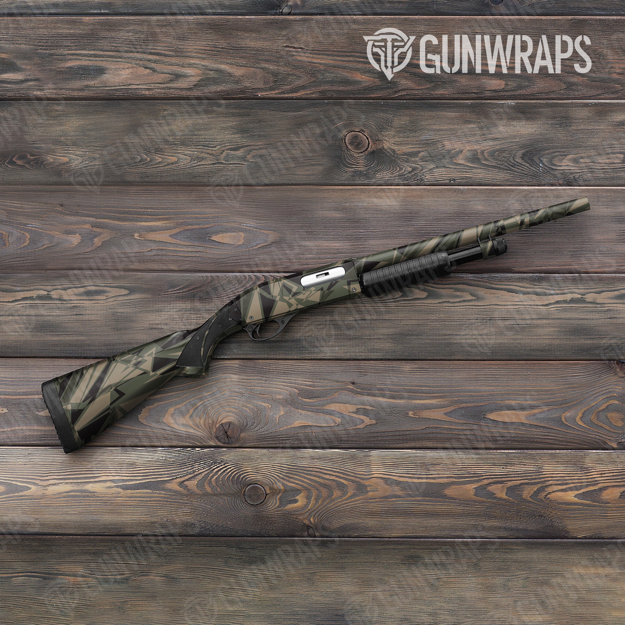 Sharp Militant Green Gun Skin Vinyl Wrap