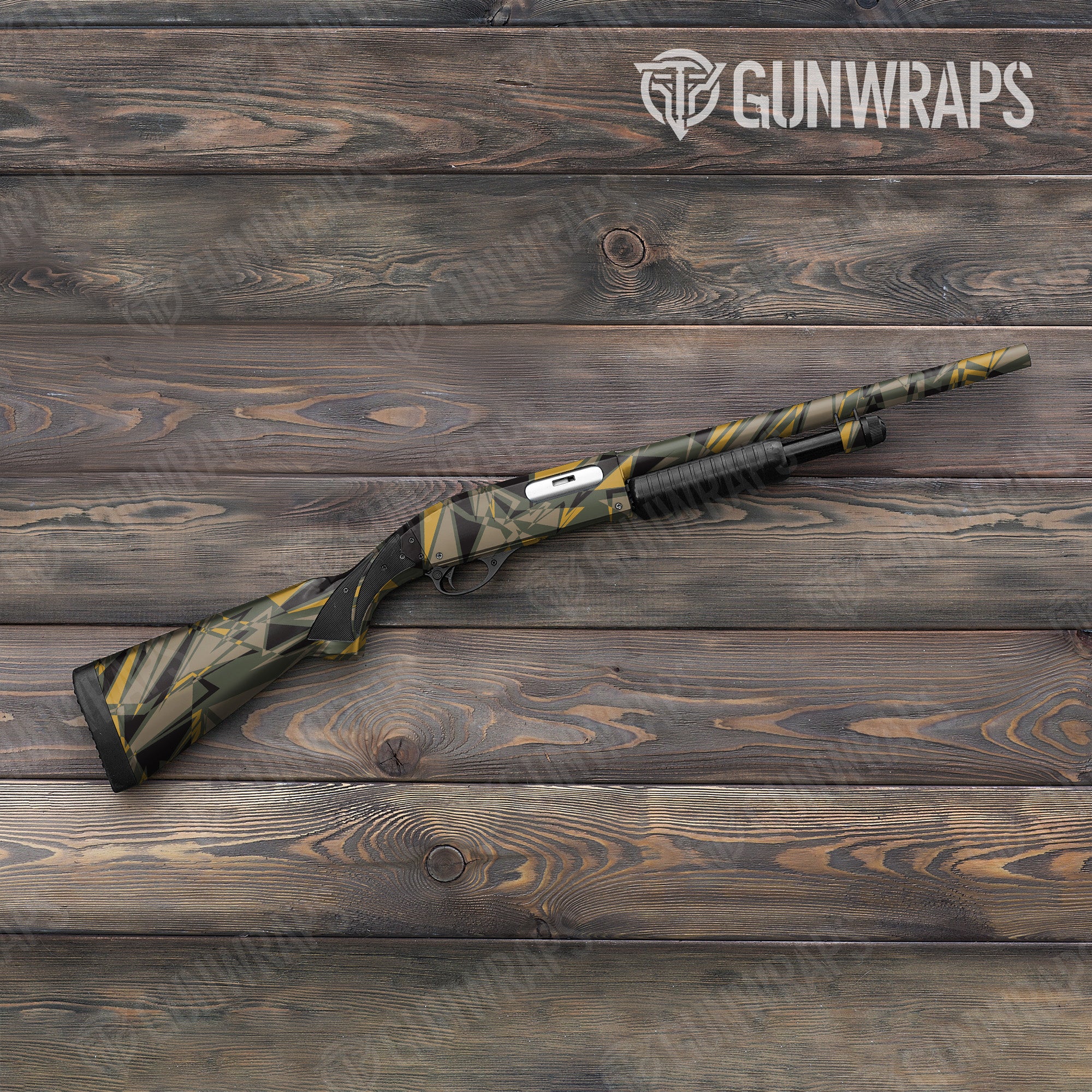 Sharp Militant Yellow Gun Skin Vinyl Wrap