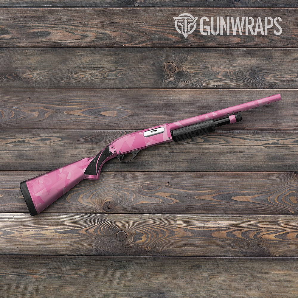 Shattered Elite Pink Gun Skin Vinyl Wrap