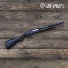 Shredded Blue Midnight Gun Skin Vinyl Wrap