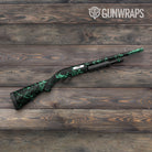 Skull Aquamarine Gun Skin Vinyl Wrap