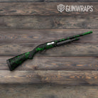 Skull Green Gun Skin Vinyl Wrap