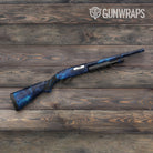 Stone Blue Ice Marble Gun Skin Vinyl Wrap