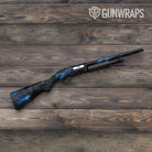 Stone Blue Lightning Marble Gun Skin Vinyl Wrap