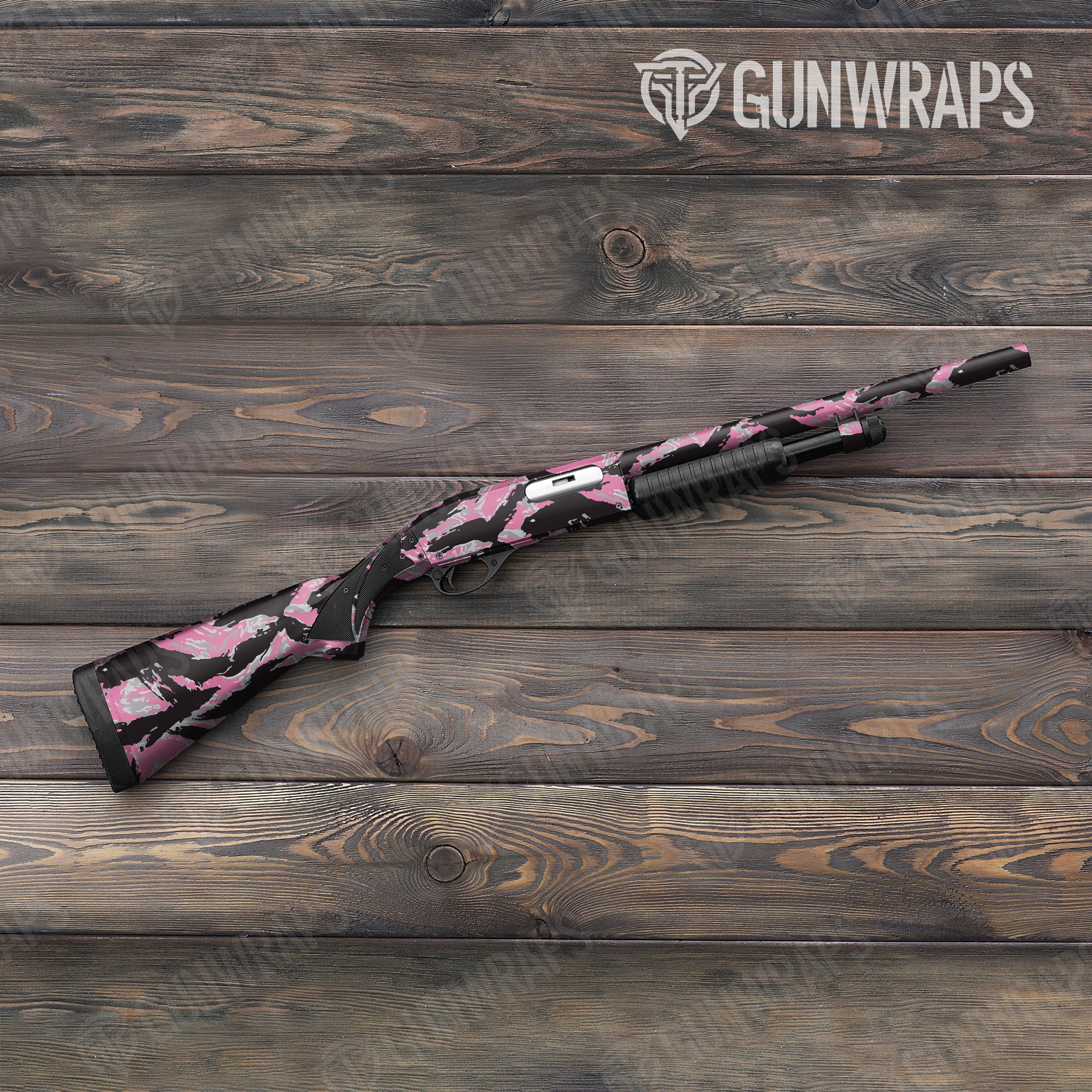 Vietnam Tiger Stripe Pink Tiger Gun Skin Vinyl Wrap