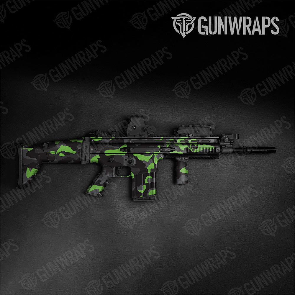 Classic Metro Green Gun Skin Vinyl Wrap
