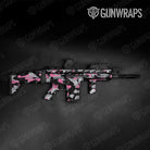 Classic Pink Tiger Gun Skin Vinyl Wrap