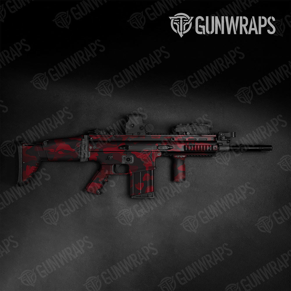 Classic Vampire Red Gun Skin Vinyl Wrap