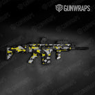 Classic Yellow Tiger Gun Skin Vinyl Wrap