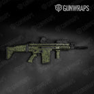 Digital Army Green Gun Skin Vinyl Wrap