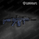 Digital Blue Midnight Gun Skin Vinyl Wrap