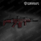 Digital Vampire Red Gun Skin Vinyl Wrap