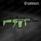 Hex DNA Magenta Lime Gun Skin Vinyl Wrap