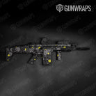 Hex DNA Yellow Gun Skin Vinyl Wrap