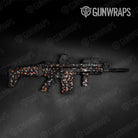Paintball Orange Tiger Gun Skin Vinyl Wrap