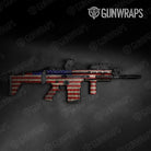Patriotic American Flag Gun Skin Vinyl Wrap