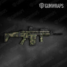 Ragged Army Green Gun Skin Vinyl Wrap