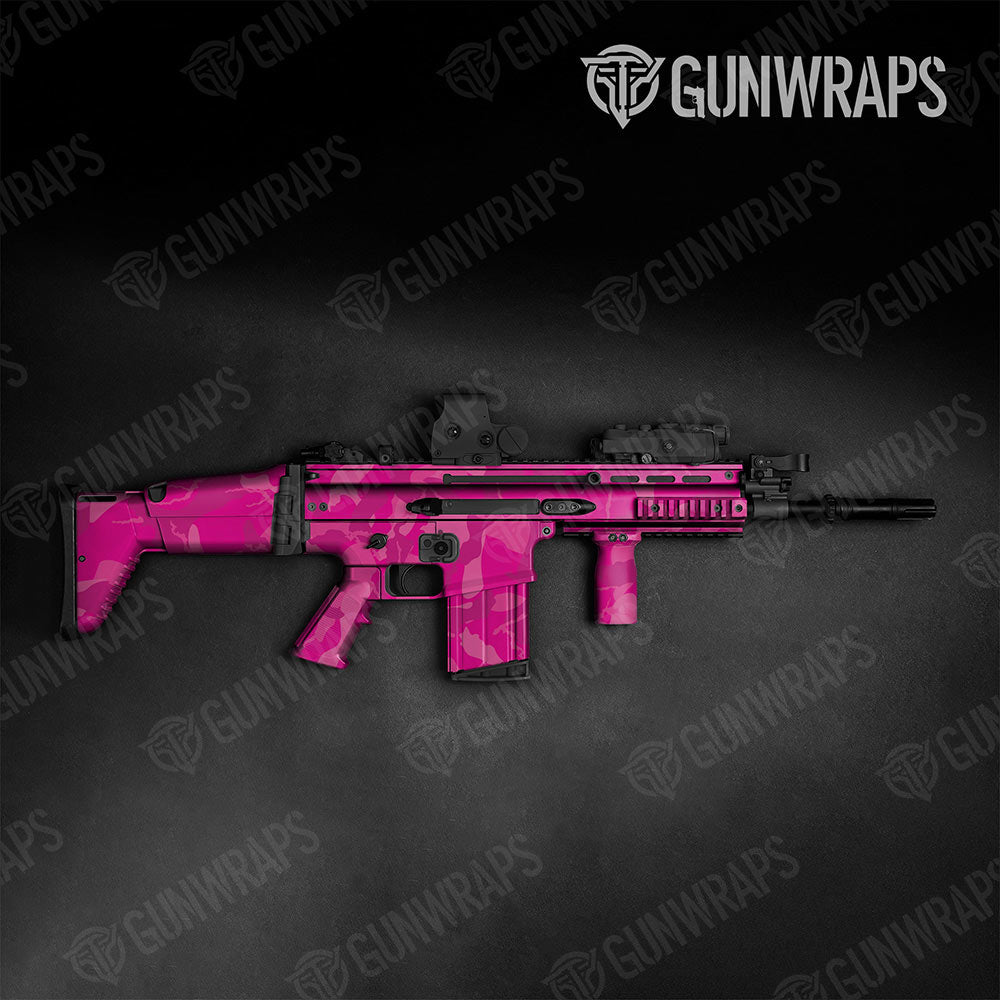 Ragged Elite Magenta Gun Skin Vinyl Wrap