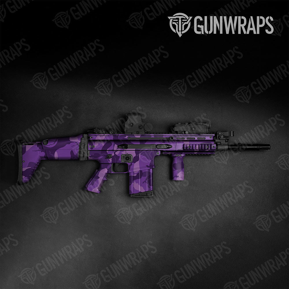 Ragged Elite Purple Gun Skin Vinyl Wrap