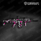 Ragged Magenta Tiger Gun Skin Vinyl Wrap