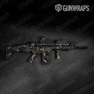 Ragged Militant Charcoal Gun Skin Vinyl Wrap