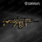 Ragged Militant Yellow Gun Skin Vinyl Wrap