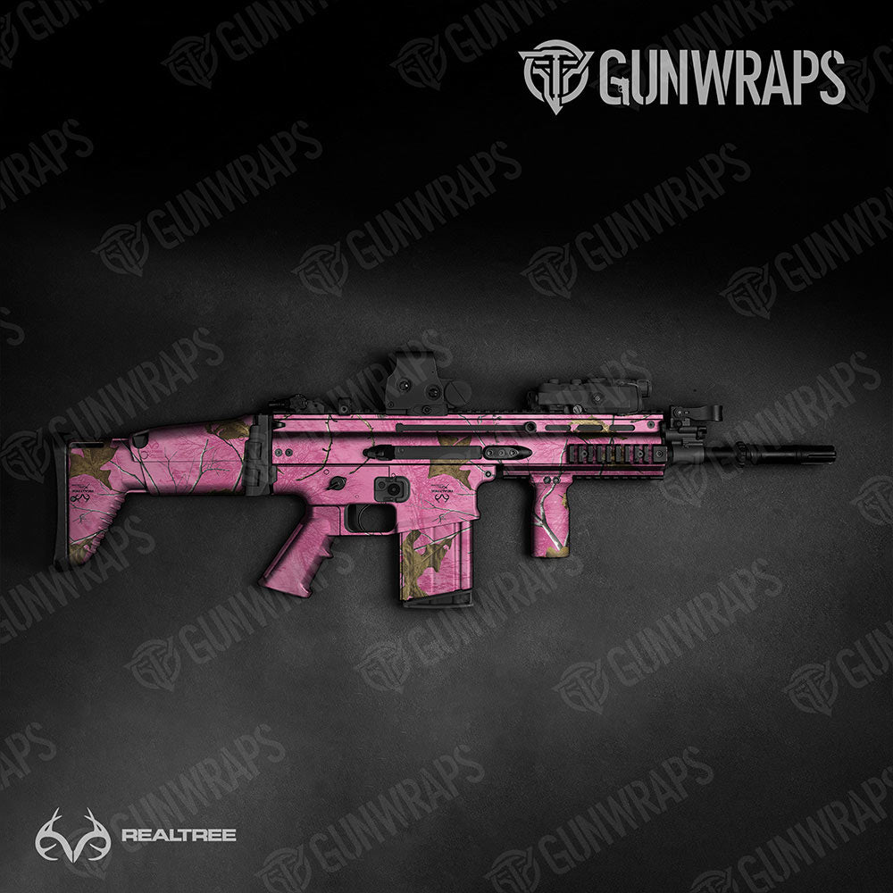 Realtree XTRA Colors Pink Gun Skin Vinyl Wrap