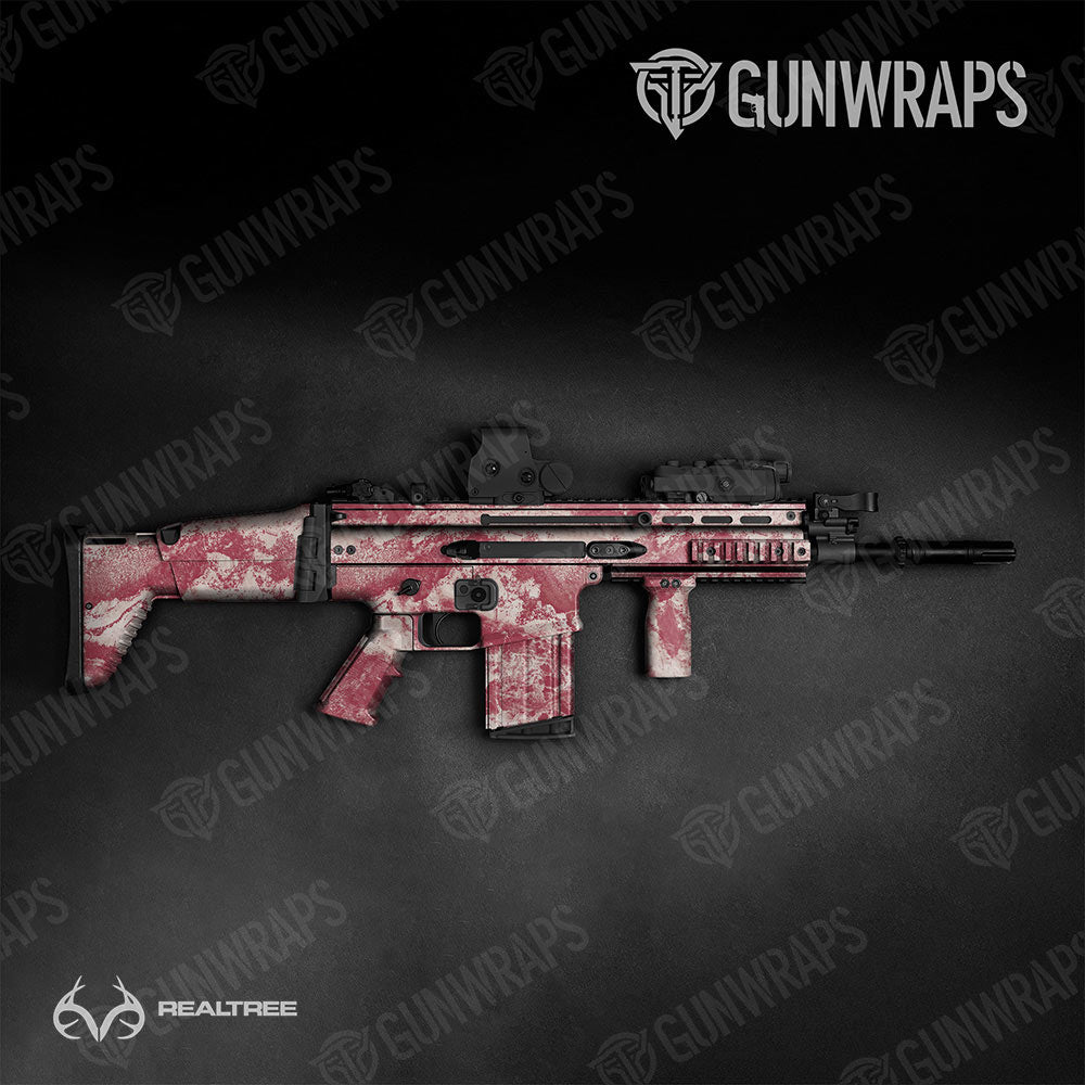 Realtree XTREME Viva Magenta Gun Skin Vinyl Wrap