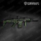 Sharp Army Dark Green Gun Skin Vinyl Wrap