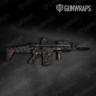 Shattered Laser Elite Black Heat Gun Skin Vinyl Wrap