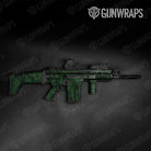 Shattered Elite Green Gun Skin Vinyl Wrap