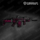 Skull Magenta Gun Skin Vinyl Wrap