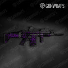 Skull Purple Gun Skin Vinyl Wrap