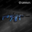 Stone Blue Ice Marble Gun Skin Vinyl Wrap
