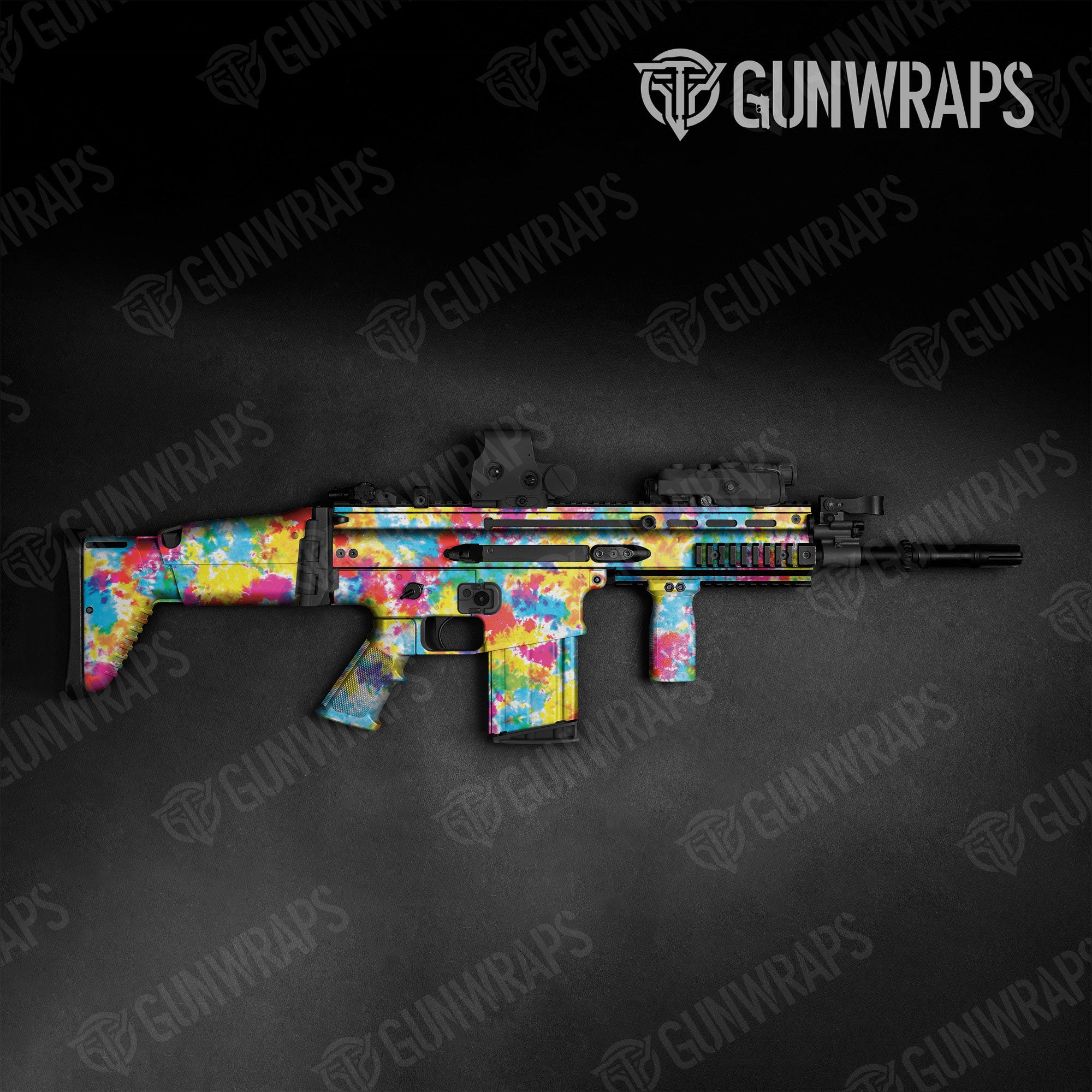 Tie Dye Classic Gun Skin Vinyl Wrap