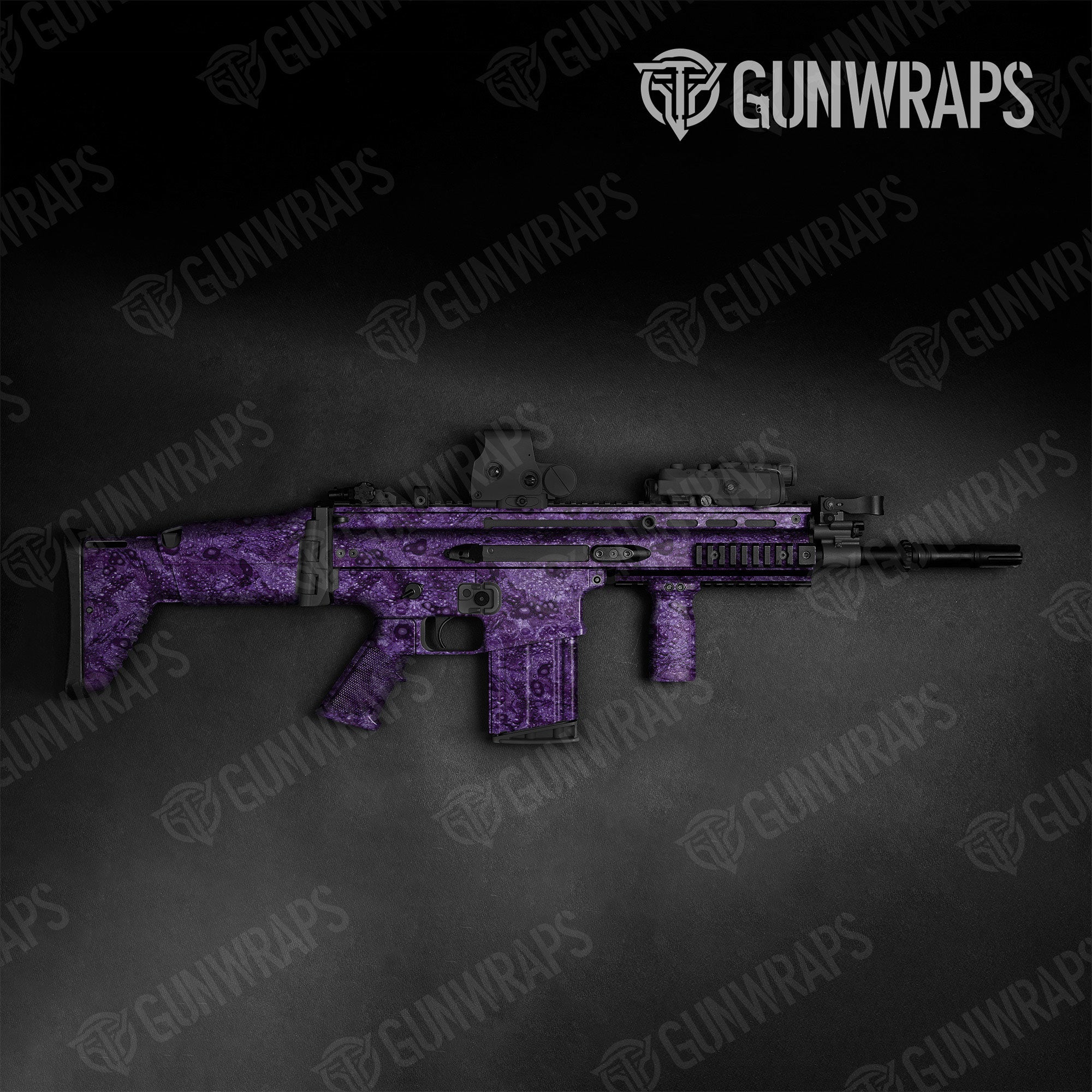 Toadaflage Purple Gun Skin Vinyl Wrap