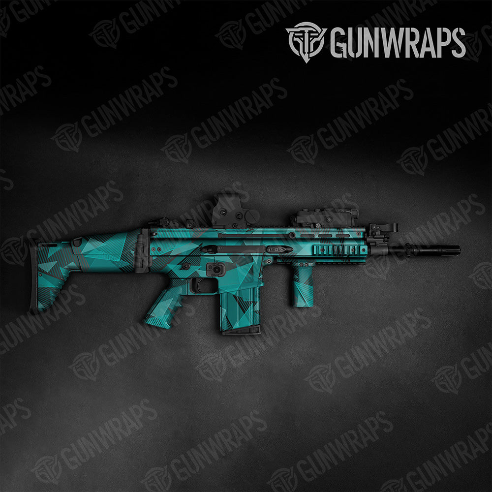 Trigon Elite Tiffany Blue Gun Skin Vinyl Wrap