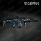Vietnam Tiger Stripe Blue Tiger Gun Skin Vinyl Wrap